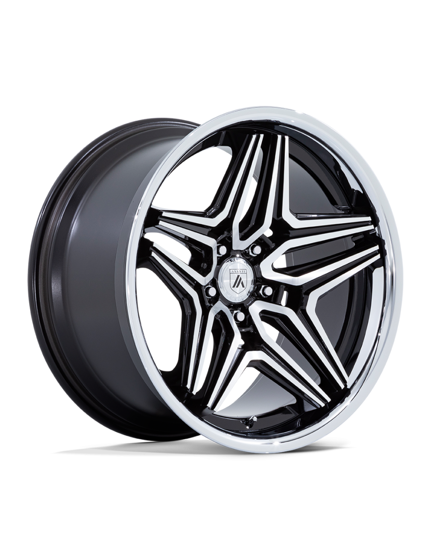 Felga aluminiowa AB046 DUKE Gloss Black Machined ASANTI