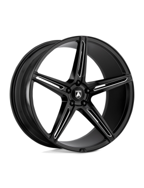 Felga aluminiowa ABL-22 ALPHA 5 Gloss Black Milled ASANTI