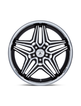 Felga aluminiowa AB046 DUKE Gloss Black Machined ASANTI - ujęcie 3