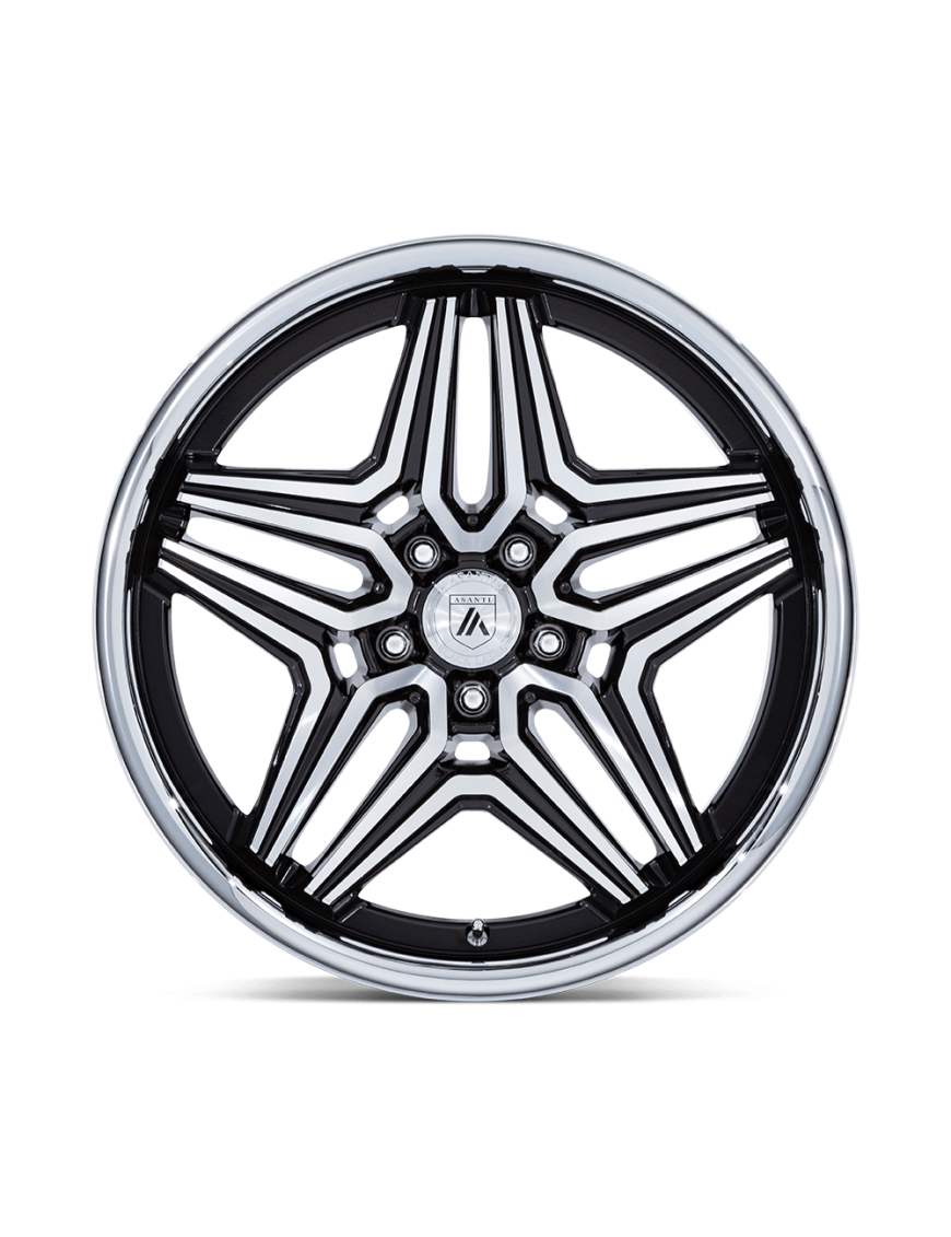 Felga aluminiowa AB046 DUKE Gloss Black Machined ASANTI - ujęcie 3