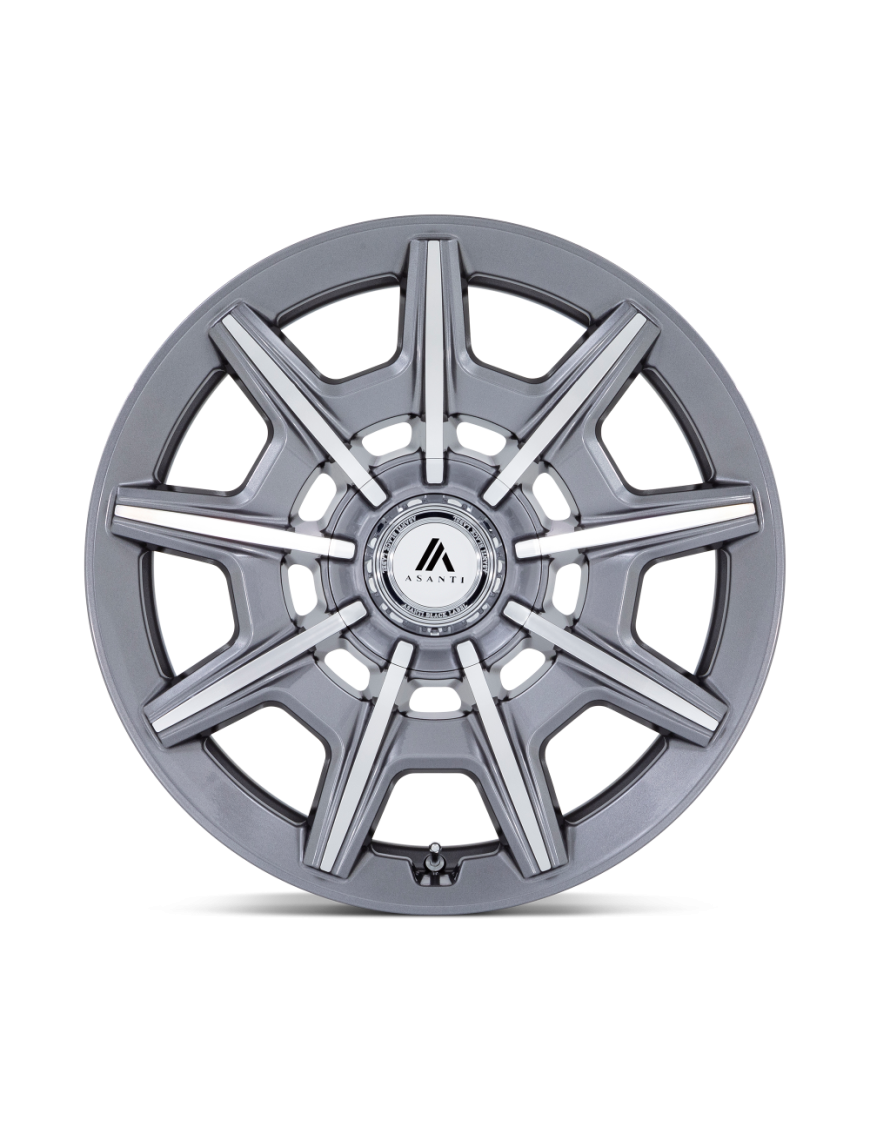 Felga aluminiowa AB041 ESQUIRE Gloss Anthracite Bright Mach ASANTI - ujęcie 2