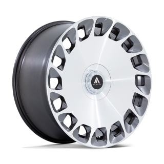 Felga aluminiowa AB045 ARISTOCRAT Gloss Platinum Bright Mach Fc ASANTI