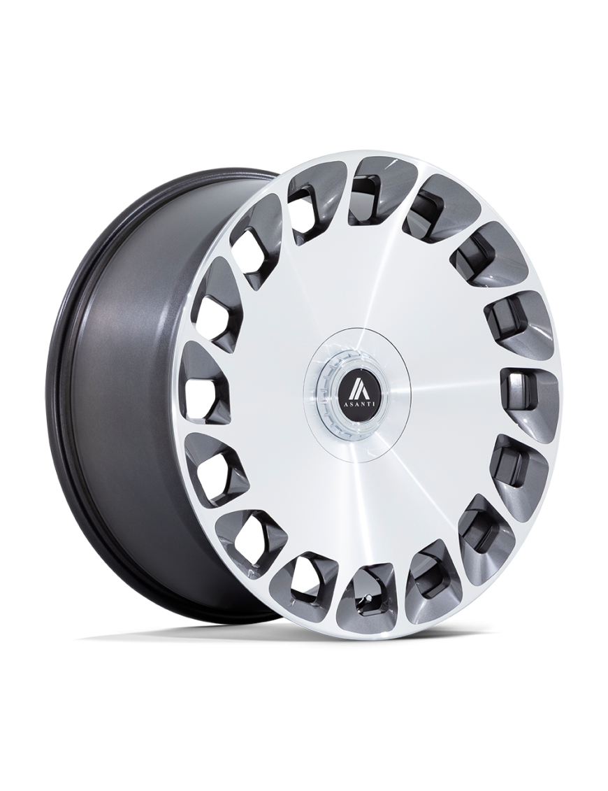 Felga aluminiowa AB045 ARISTOCRAT Gloss Platinum Bright Mach Fc ASANTI