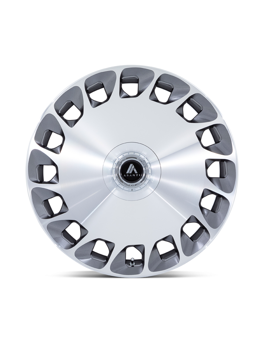 Felga aluminiowa AB045 ARISTOCRAT Gloss Platinum Bright Mach Fc ASANTI - ujęcie 3