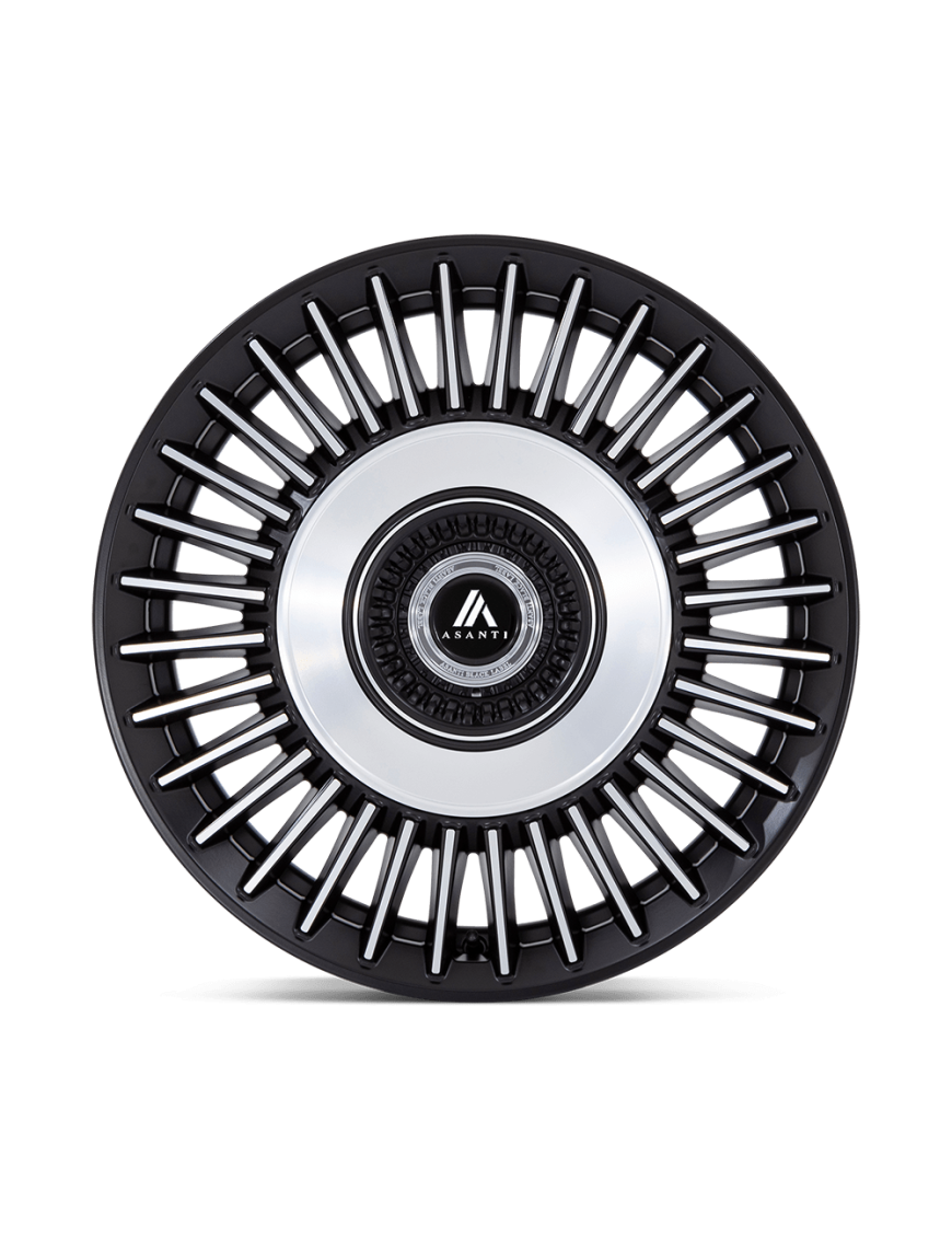 Felga aluminiowa AB040 TIARA Satin Black Bright Mach Face ASANTI - ujęcie 2