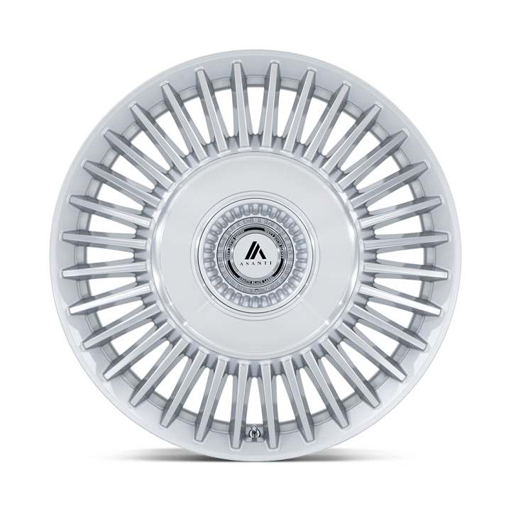 Felga aluminiowa AB040 TIARA Gloss Silver Bright Mach Face ASANTI - ujęcie 2