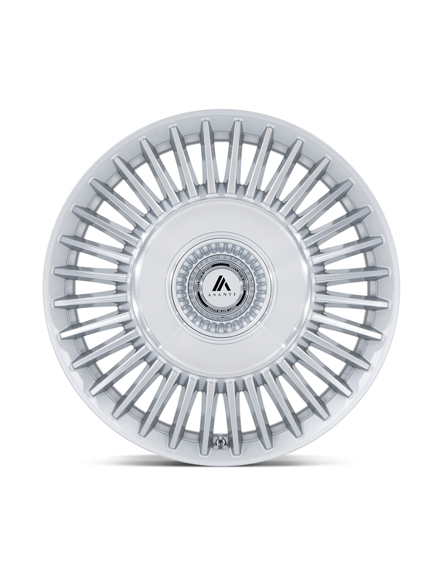 Felga aluminiowa AB040 TIARA Gloss Silver Bright Mach Face ASANTI - ujęcie 2