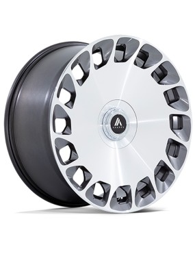Felga aluminiowa AB045 ARISTOCRAT Gloss Platinum Bright Mach Fc ASANTI