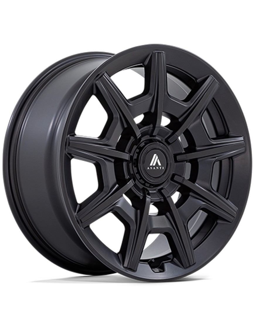 Felga aluminiowa AB041 ESQUIRE Satin Black Gloss Black Face ASANTI