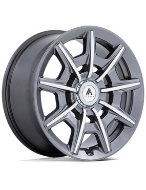 Felga aluminiowa AB041 ESQUIRE Gloss Anthracite Bright Mach ASANTI