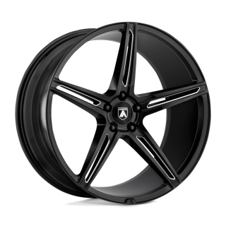 Felga aluminiowa ABL-22 ALPHA 5 Gloss Black Milled ASANTI