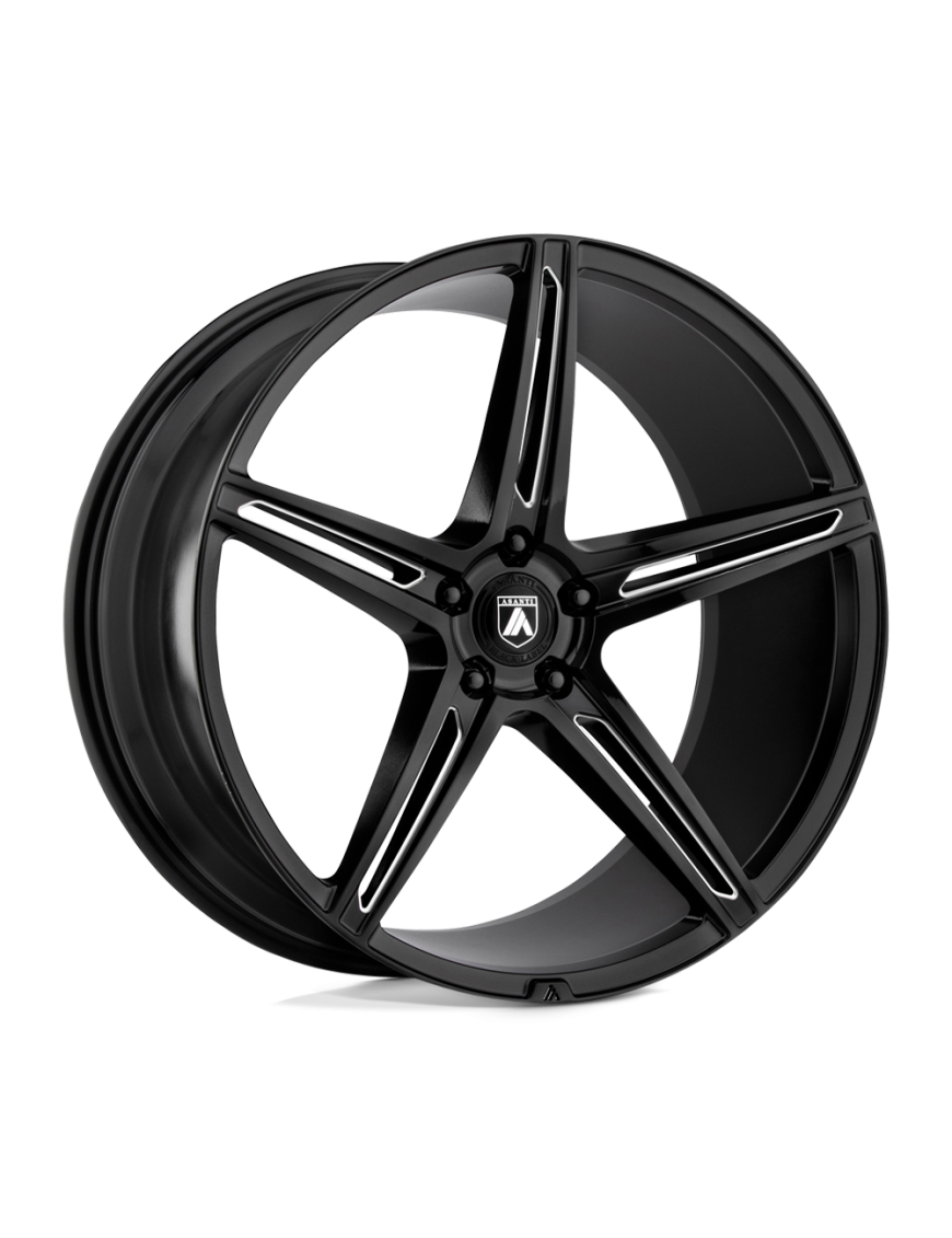 Felga aluminiowa ABL-22 ALPHA 5 Gloss Black Milled ASANTI