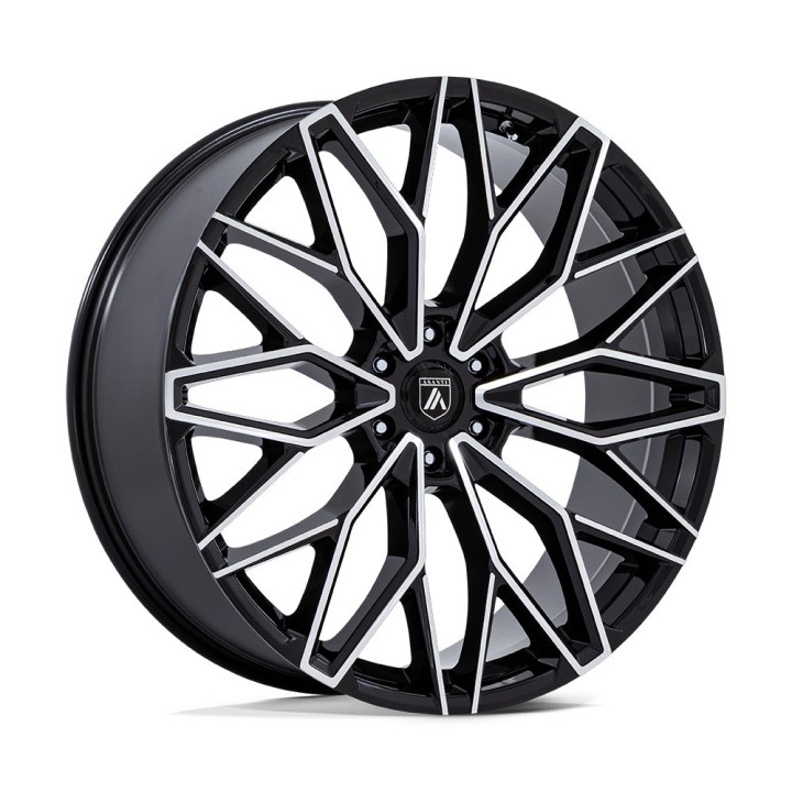 Felga aluminiowa AB050 MOGUL 6 Gloss Black W/ Machined Face ASANTI - ujęcie 2