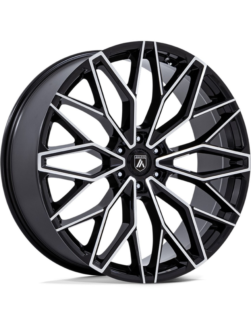 Felga aluminiowa AB050 MOGUL 6 Gloss Black W/ Machined Face ASANTI