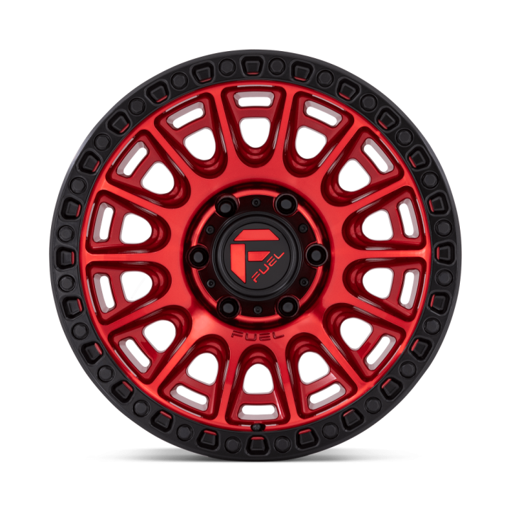 Felga aluminiowa D834 Cycle Candy RED W/ Black Ring Fuel - ujęcie 2