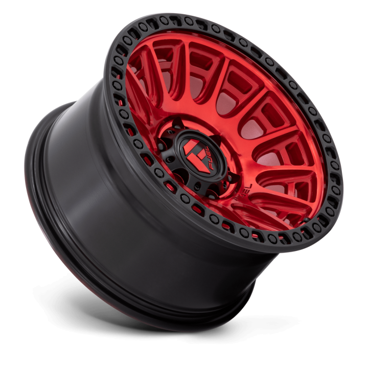 Felga aluminiowa D834 Cycle Candy RED W/ Black Ring Fuel - ujęcie 3