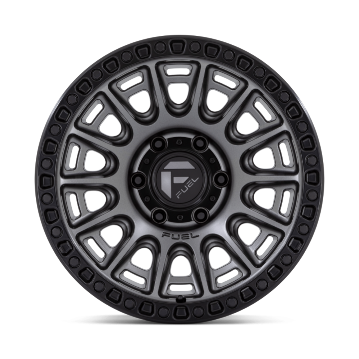 Felga aluminiowa D835 Cycle Matte Gunmetal W/ Black Ring Fuel - ujęcie 2