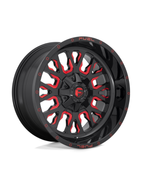 Felga aluminiowa D612 STROKE Gloss Black W/ Red Tint FUEL