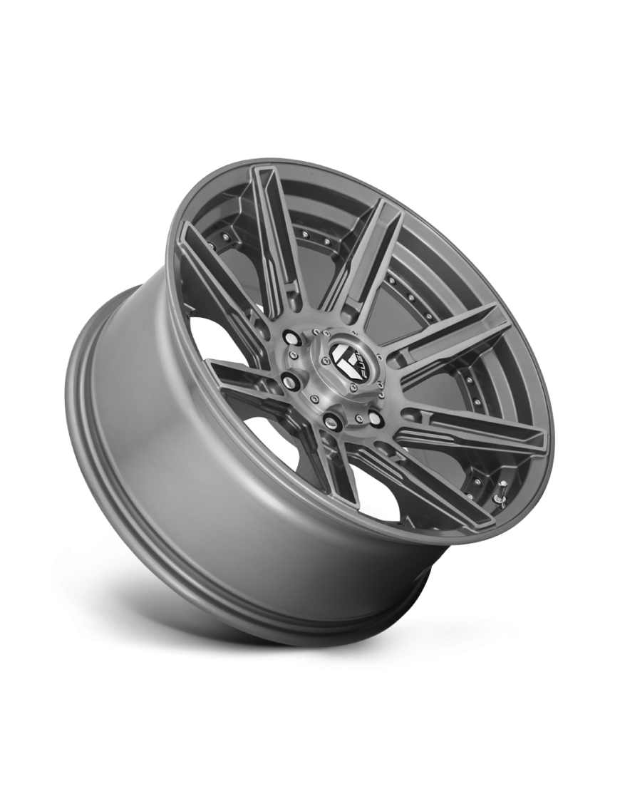 Felga aluminiowa D710 ROGUE PLATINUM Brushed Gun Metal Tinted Clear FUEL - ujęcie 2