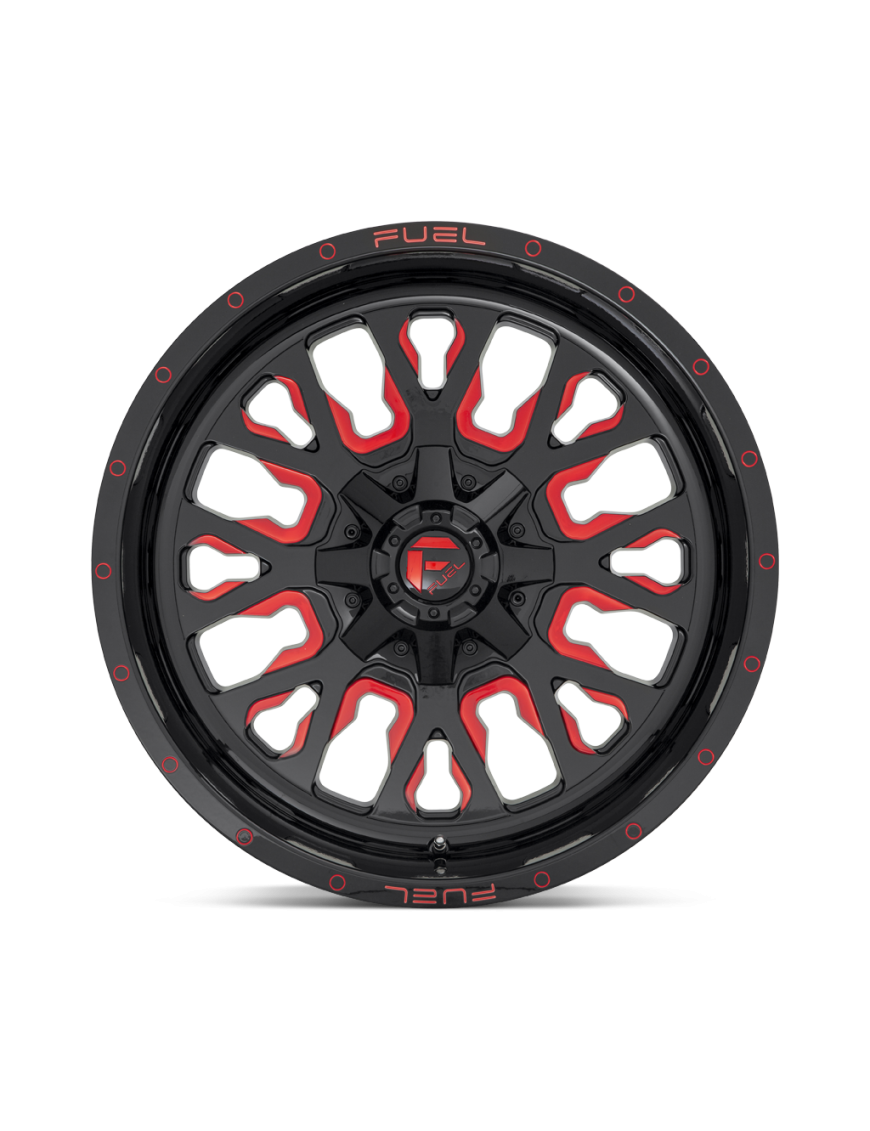 Felga aluminiowa D612 STROKE Gloss Black W/ Red Tint FUEL - ujęcie 2