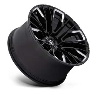 Felga aluminiowa D849 REBAR Gloss Black Milled FUEL - ujęcie 2