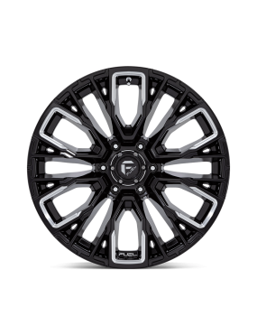 Felga aluminiowa D849 REBAR Gloss Black Milled FUEL - ujęcie 3