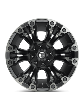 Felga aluminiowa D851 VAPOR Matte Black Gray Tint FUEL - ujęcie 3