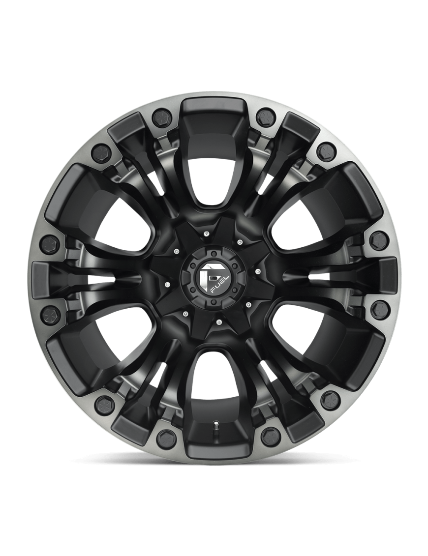 Felga aluminiowa D851 VAPOR Matte Black Gray Tint FUEL - ujęcie 3