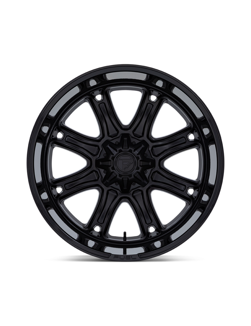 Felga aluminiowa DARKSTAR Matte Black W/ Gloss Black Lip FUEL - ujęcie 3