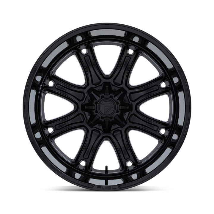 Felga aluminiowa DARKSTAR Matte Black W/ Gloss Black Lip FUEL - ujęcie 3