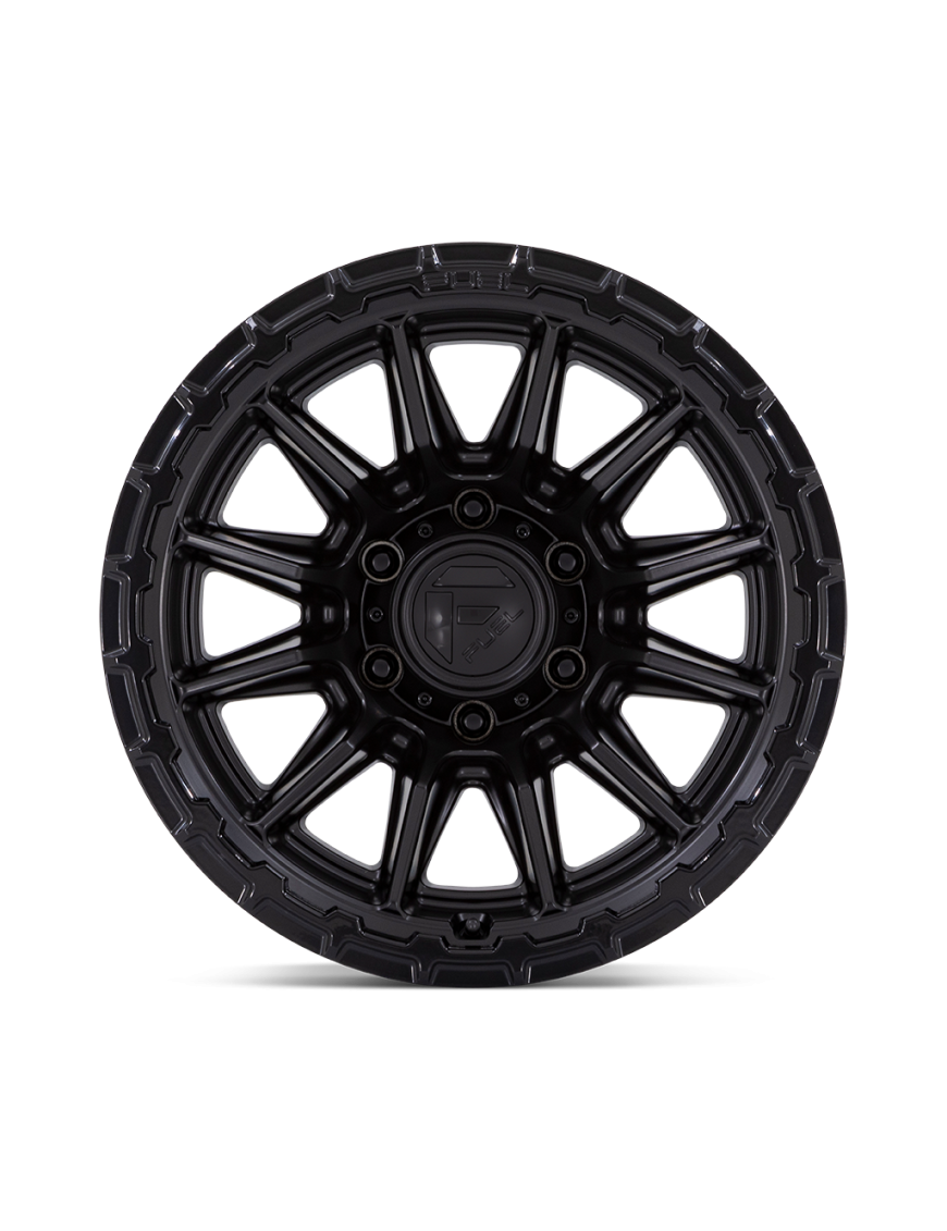 Felga aluminiowa FC866 PISTON Blackout W/ Gloss Black Lip FUEL - ujęcie 3