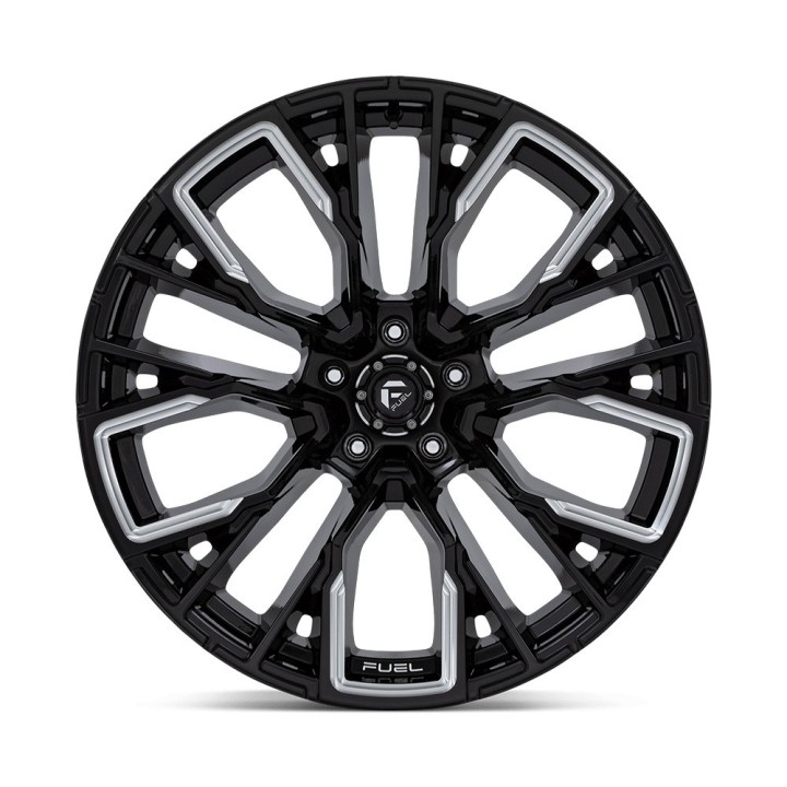 Felga aluminiowa D849 Rebar Gloss Black Milled Fuel - ujęcie 2