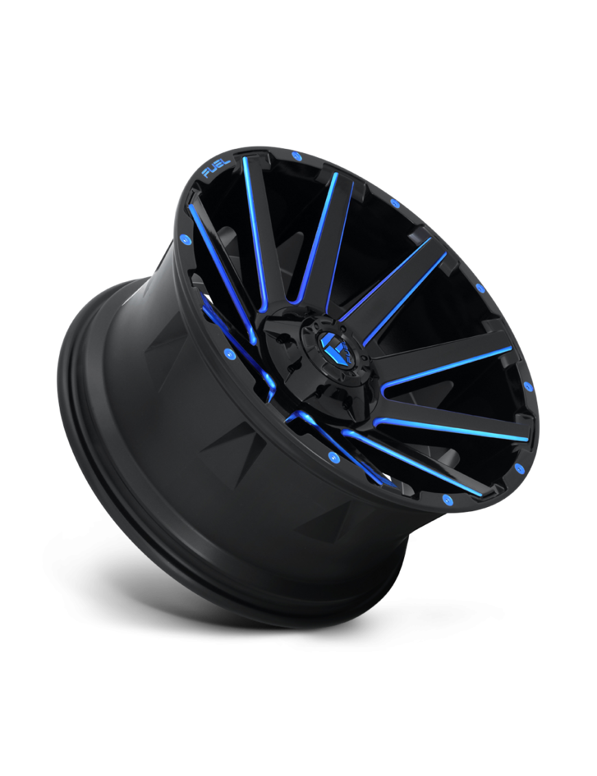 Felga aluminiowa D644 Contra Gloss Black Blue Tinted Clear Fuel - ujęcie 2