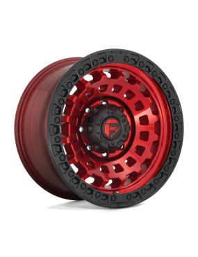 Felga aluminiowa D632 Zephyr Candy RED Black Bead Ring Fuel