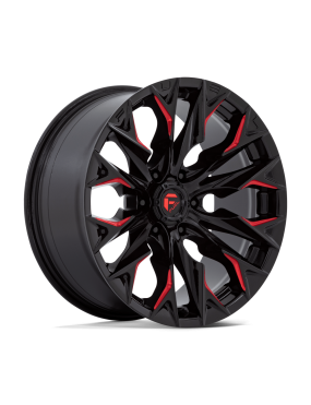 Felga aluminiowa D823 Flame Gloss Black Milled W/ Candy RED Fuel