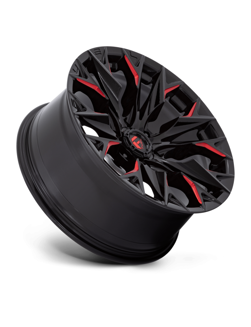 Felga aluminiowa D823 Flame Gloss Black Milled W/ Candy RED Fuel - ujęcie 2
