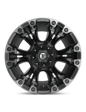 Felga aluminiowa D851 Vapor Matte Black Gray Tint Fuel - ujęcie 3
