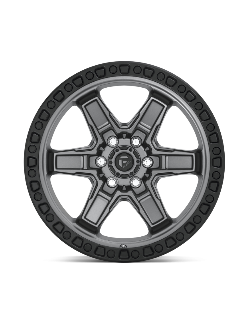 Felga aluminiowa D698 Kicker Matte GUN Metal Black Bead Ring Fuel - ujęcie 2