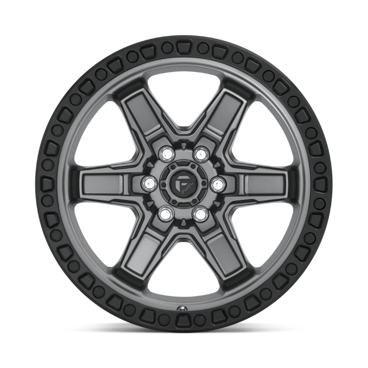 Felga aluminiowa D698 Kicker Matte GUN Metal Black Bead Ring Fuel - ujęcie 2