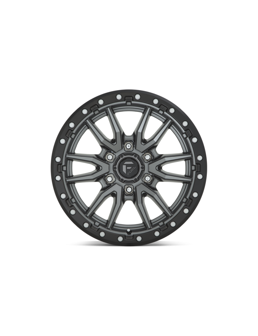 Felga aluminiowa D680 Rebel Matte GUN Metal Black Bead Ring Fuel - ujęcie 2