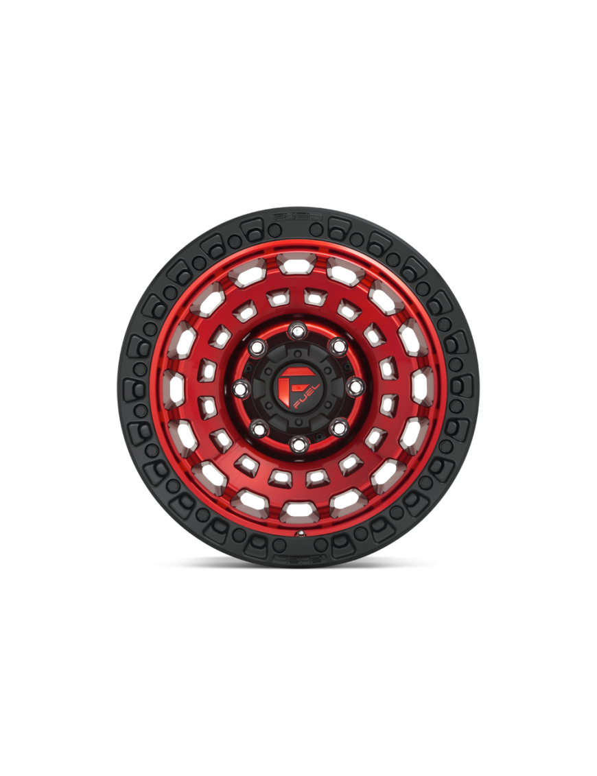 Felga aluminiowa D632 Zephyr Candy RED Black Bead Ring Fuel - ujęcie 3