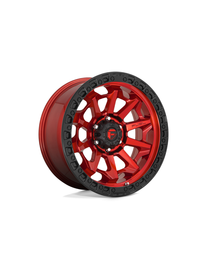 Felga aluminiowa D695 Covert Candy RED Black Bead Ring Fuel