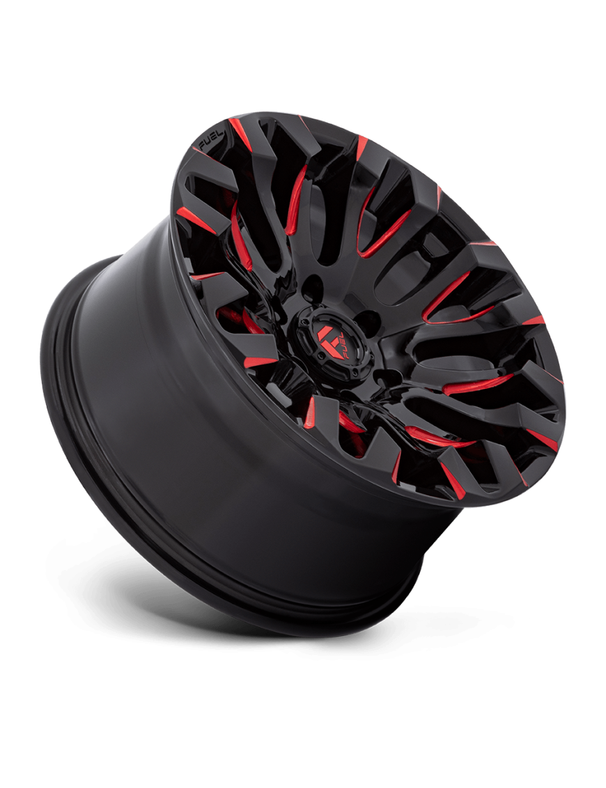 Felga aluminiowa D829 Quake Gloss Black Milled RED Tint Fuel - ujęcie 2