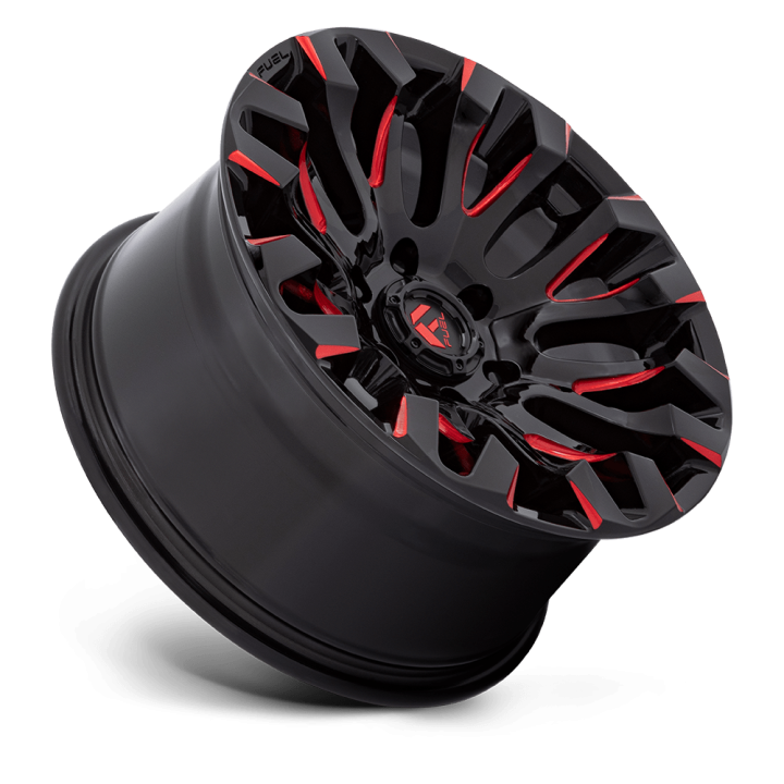 Felga aluminiowa D829 Quake Gloss Black Milled RED Tint Fuel - ujęcie 2