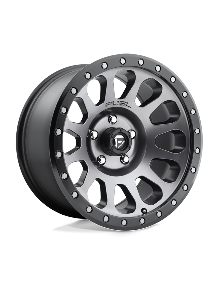 Felga aluminiowa D601 Vector Matte GUN Metal Black Bead Ring Fuel