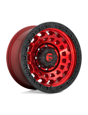 Felga aluminiowa D632 Zephyr Candy RED Black Bead Ring Fuel