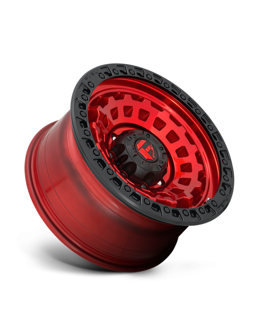 Felga aluminiowa D632 Zephyr Candy RED Black Bead Ring Fuel - ujęcie 2
