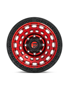 Felga aluminiowa D632 Zephyr Candy RED Black Bead Ring Fuel - ujęcie 3