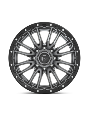 Felga aluminiowa D680 Rebel Matte GUN Metal Black Bead Ring Fuel - ujęcie 3