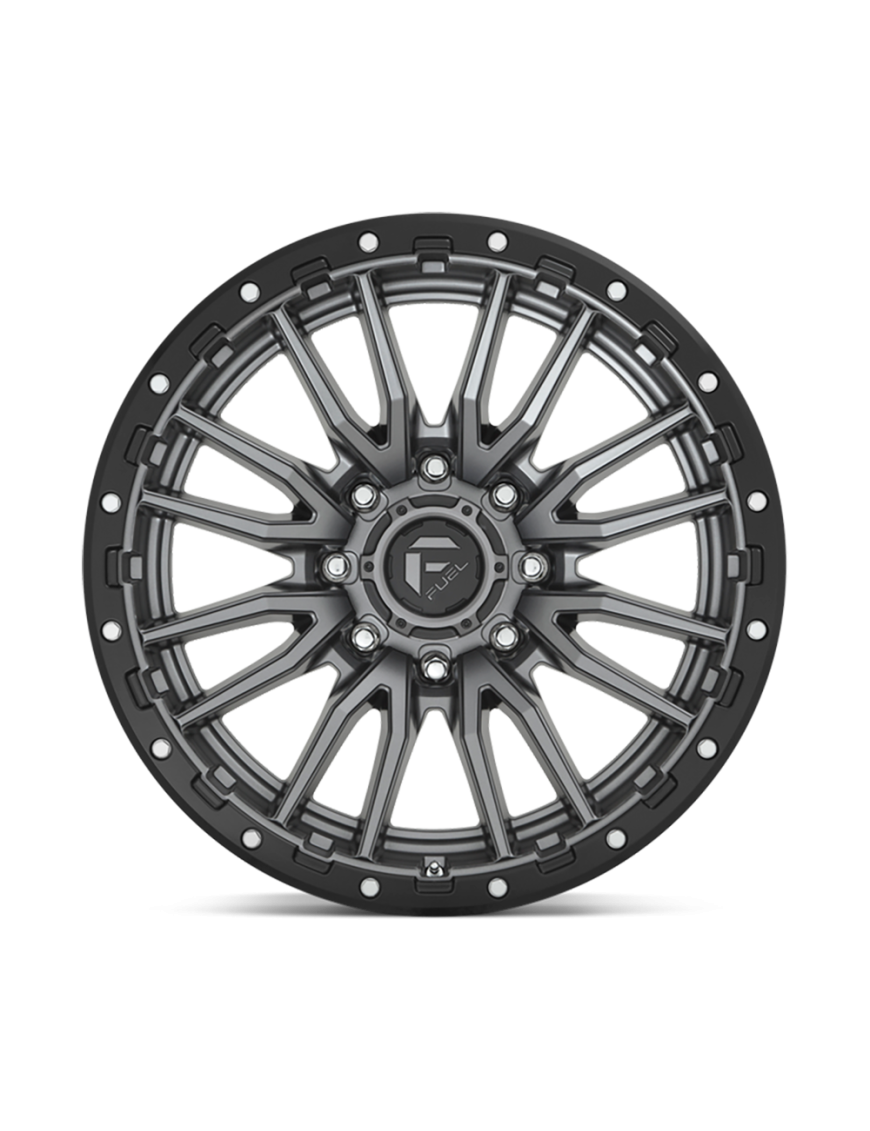 Felga aluminiowa D680 Rebel Matte GUN Metal Black Bead Ring Fuel - ujęcie 3